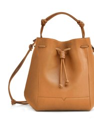 The Large Bucket Backpack - Caramel