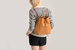 The Large Bucket Backpack - Caramel