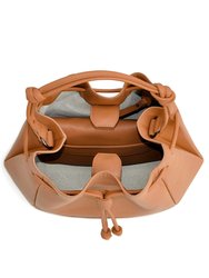 The Large Bucket Backpack - Caramel