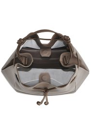 The Large Bucket Backpack - Taupe