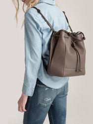 The Large Bucket Backpack - Taupe