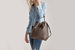 The Large Bucket Backpack - Taupe
