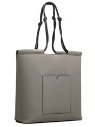 The Market Tote - Stone and Black