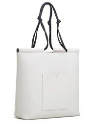 The Market Tote - White and Black