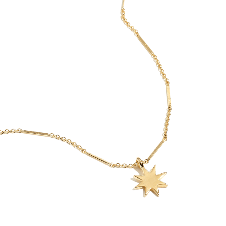 Gold Star Necklace - Gold