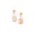 Gold Star + Peachy Pearl Earrings - Peachy Pearl
