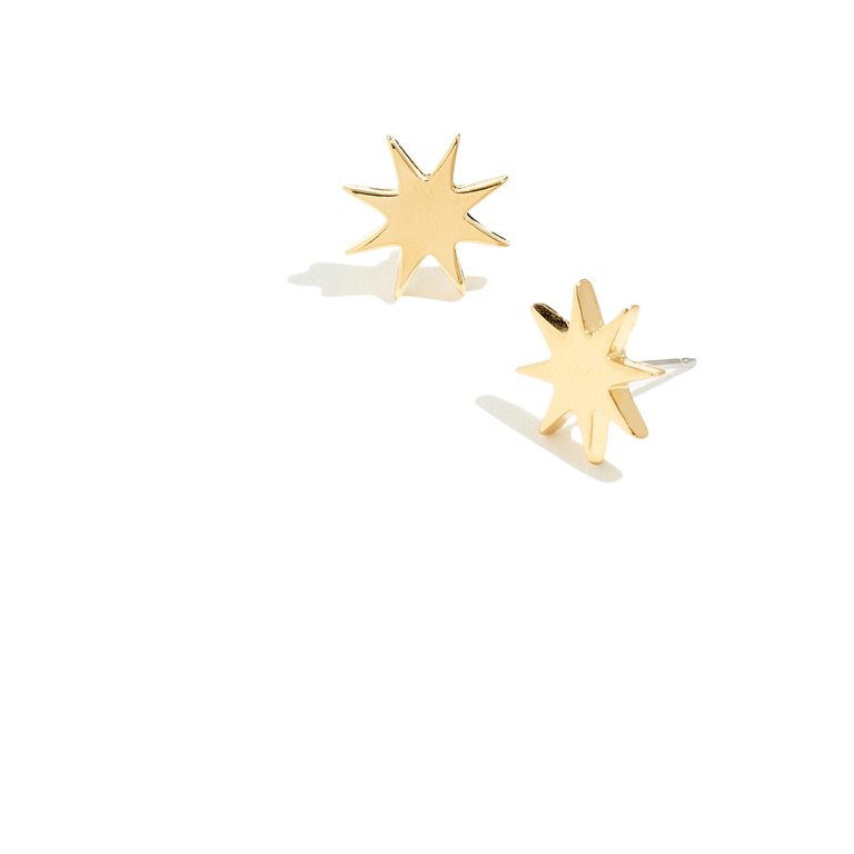 Gold Star Studs - Gold