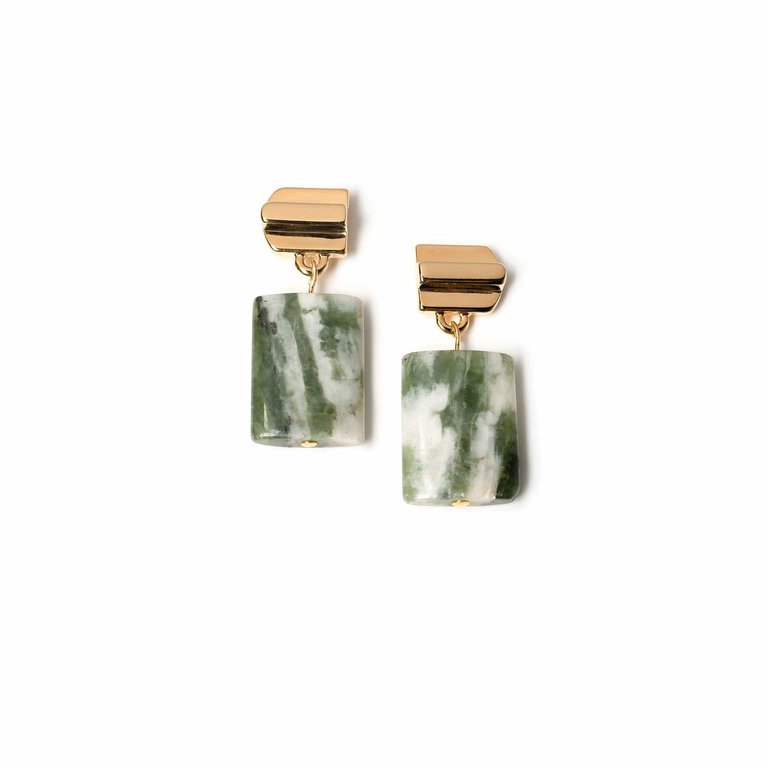 The Gold Layered Dome Collection - Tree Agate