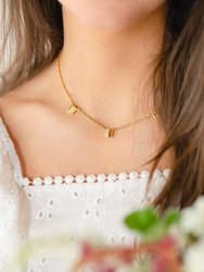 The Gold Layered Dome Necklace