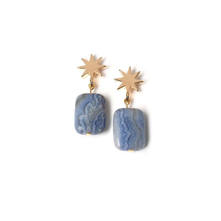The Gold Star Collection - Blue Agate