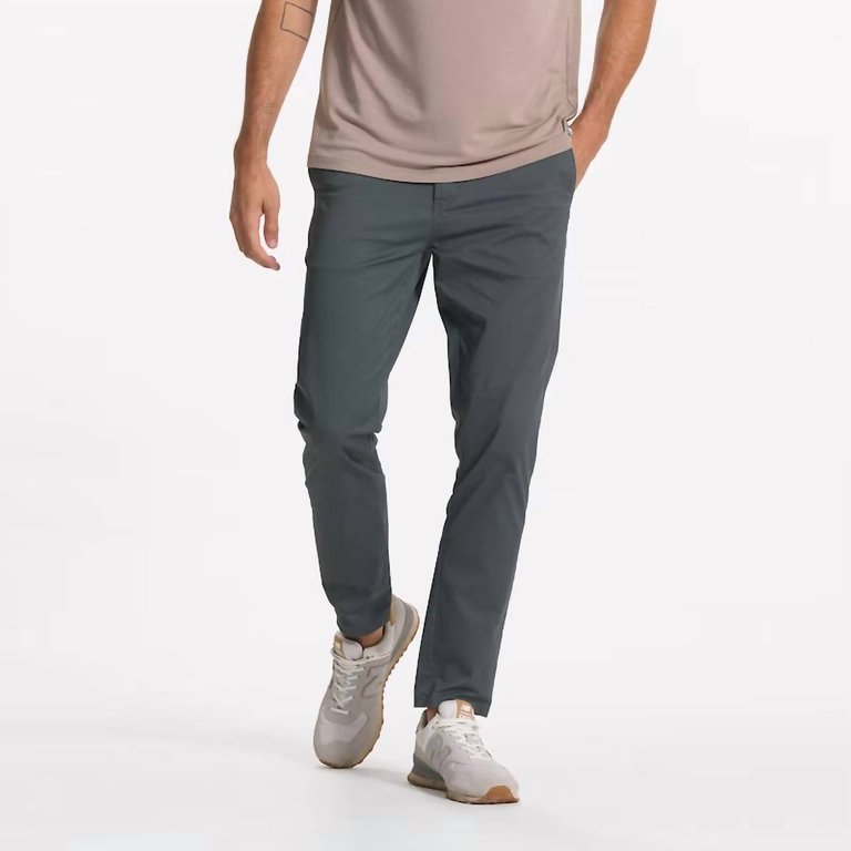 Collins Chino Pants In Smoked Beryl - Smoked Beryl