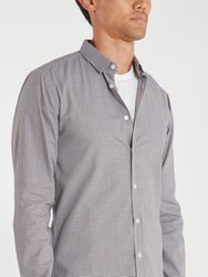 Dobby Checkered Button Down Shirt