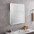 Michigan 24 in. W x 30 in. H Rectangular Frameless Anti-Fog Wall Bathroom LED Vanity Mirror In Silver