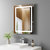 Superior 24" W x 30" H Rectangular Frameless Anti-Fog Wall Bathroom LED Vanity Mirror In Silver