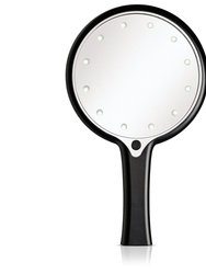 12 LED Lighted Hand Held Cosmetic Mirror