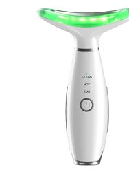 Anti Aging EMS Face & Neck Beauty Device - 3 LED Modes With Vibration