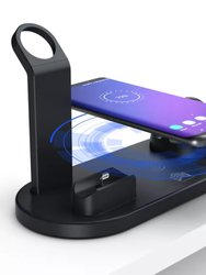 Charge Up 6-In-1 Wireless Charging Station With Watch Charger Included