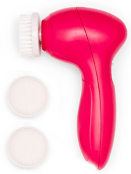 Cleanse Pro Battery Operarted Power Face Brush With 2 Replacement Brush Heads