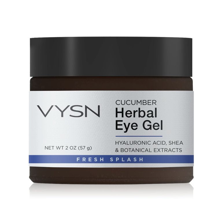 Cucumber Herbal Eye Gel - Hyaluronic Acid, Shea & Botanical Extracts