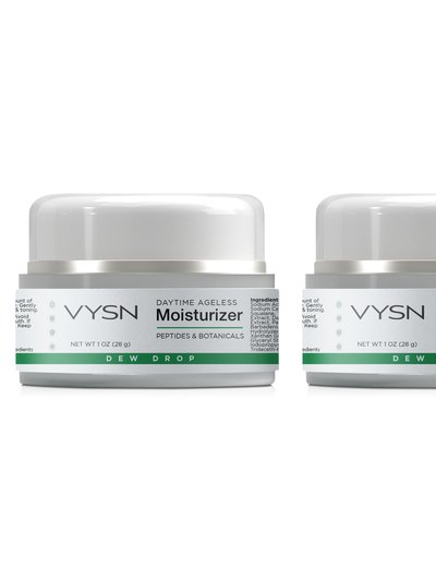 VYSN Daytime Ageless Moisturizer - Peptides & Botanicals - 2-Pack -  1 oz product