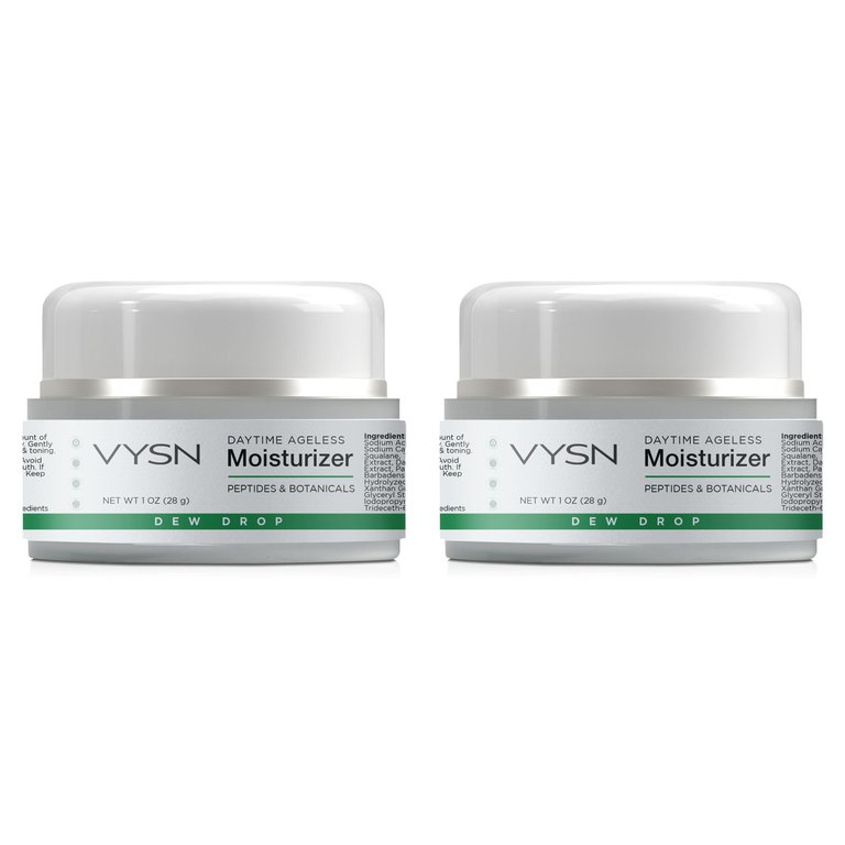 Daytime Ageless Moisturizer - Peptides & Botanicals - 2-Pack -  1 oz