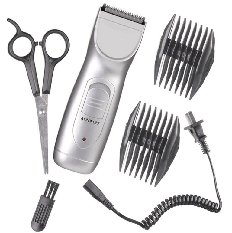 Fine Beard Rechargeable Hair Clipper Set With Accessories