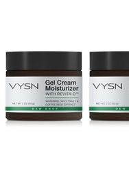 Gel Cream Moisturizer with ReVita-D™ - Watermelon Extract & Coffee Seed Extract - 2 Pack