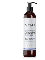Glycolic Cleanser - No Soap, Dyes, or Alcohol - 8 oz