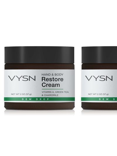 VYSN Hand & Body Restore Cream With Vitamin A, Green Tea & Chamomile - 2 Pack product