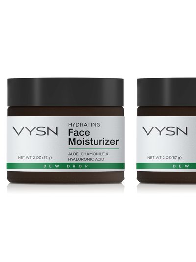 VYSN Hydrating Face Moisturizer - Aloe, Chamomile & Hyaluronic Acid - 2 Pack product