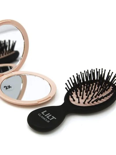 VYSN Lilt 2-Piece Compact Hair Brush & Mirror Gift Set product
