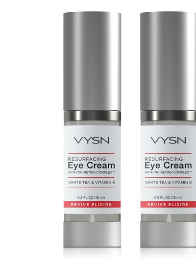 VYSN Resurfacing Eye Cream With Tri-RetinX Complex™ - White Tea & Vitamin E - 2-Pack -  0.5 oz product