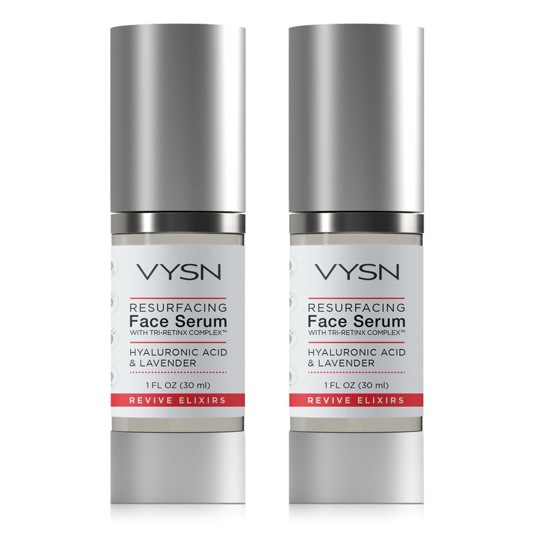 Resurfacing Face Serum With Tri-RetinX Complex™ - Hyaluronic Acid & Lavender - 2 Pack