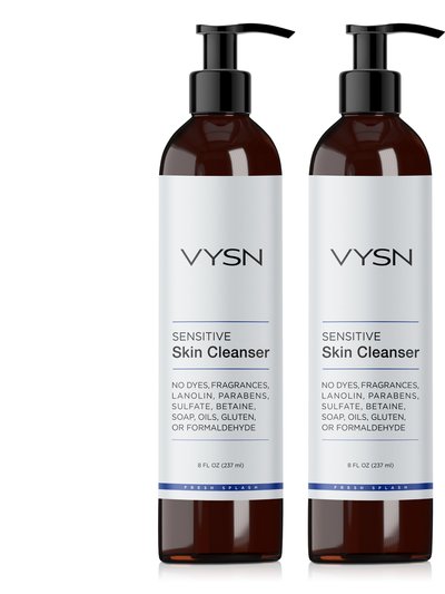 VYSN Sensitive Skin Cleanser - Gentle & Soothing Cleanser - 2-Pack - 8 oz product