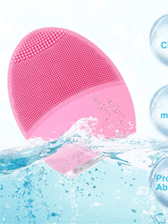 Silicone Rechargeable Facial Cleansing Brush & Massager