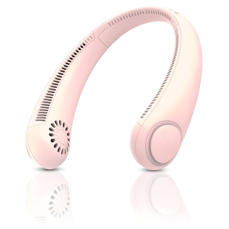 StayCool Portable Hands-Free Bladeless Neck Fan - Pink