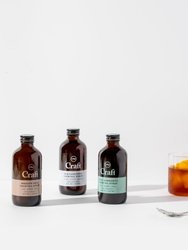 Cocktail Syrup 3-Pack Set