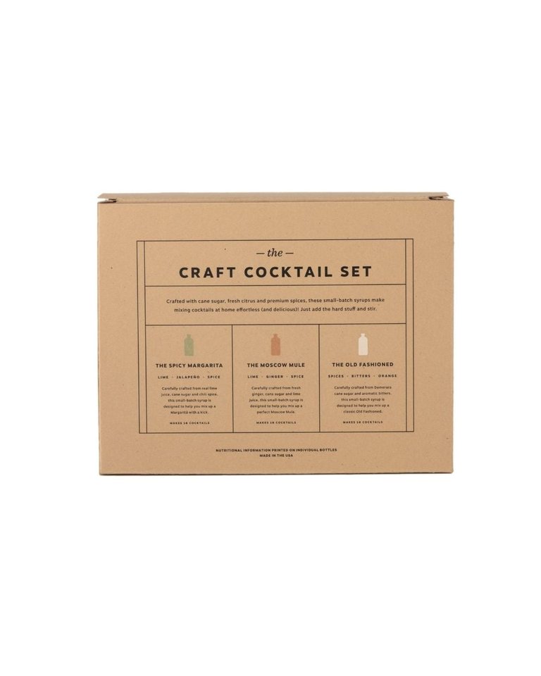Cocktail Syrup 3-Pack Set