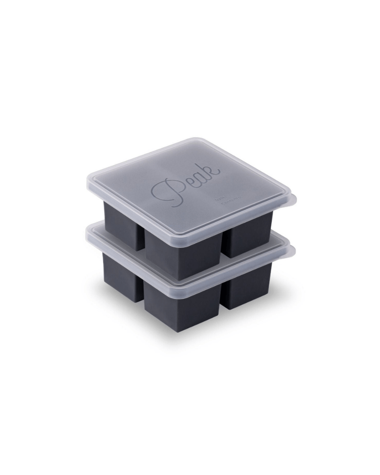 Cup Cubes Freezer Tray - 4 Cubes - Charcoal