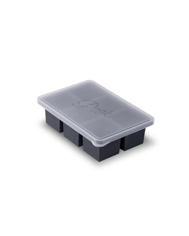 Cup Cubes Freezer Tray - 6 Cubes - Charcoal