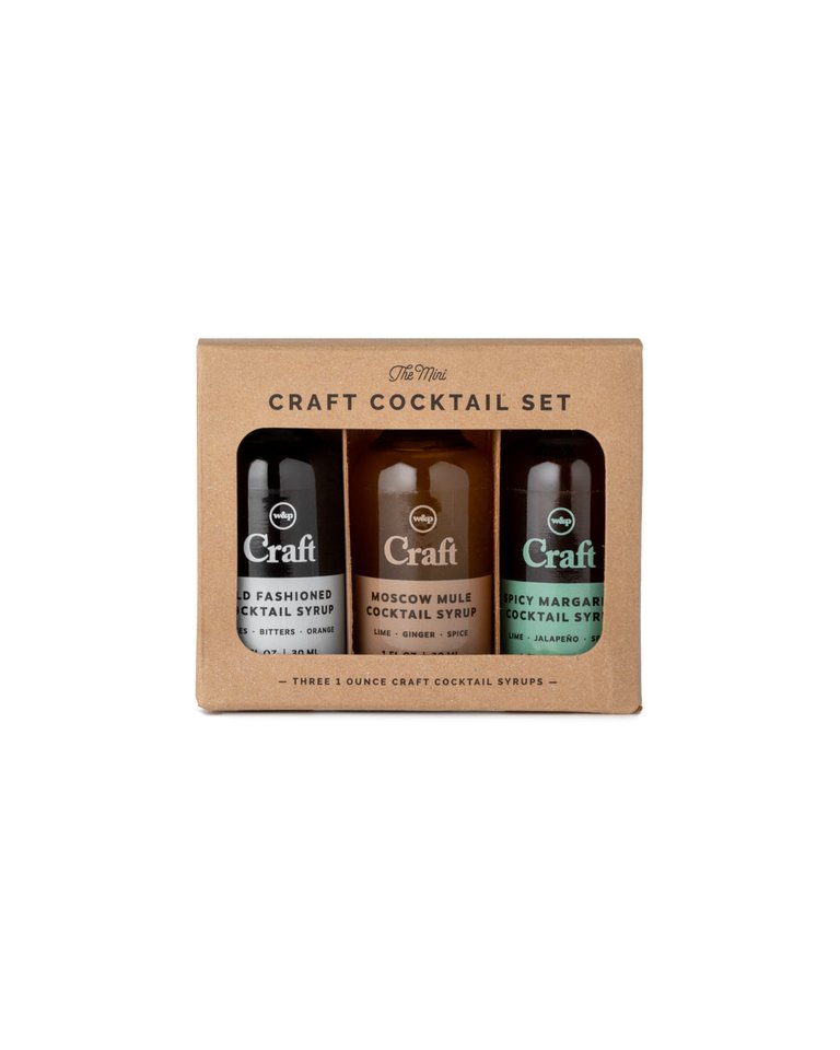 Mini Cocktail Syrup 3-Pack Set