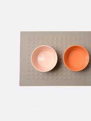 Gloss Ceramic Dog Bowl Rose