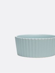 Ripple Ceramic Dog Bowl Royal Blue - Cloud Ripple