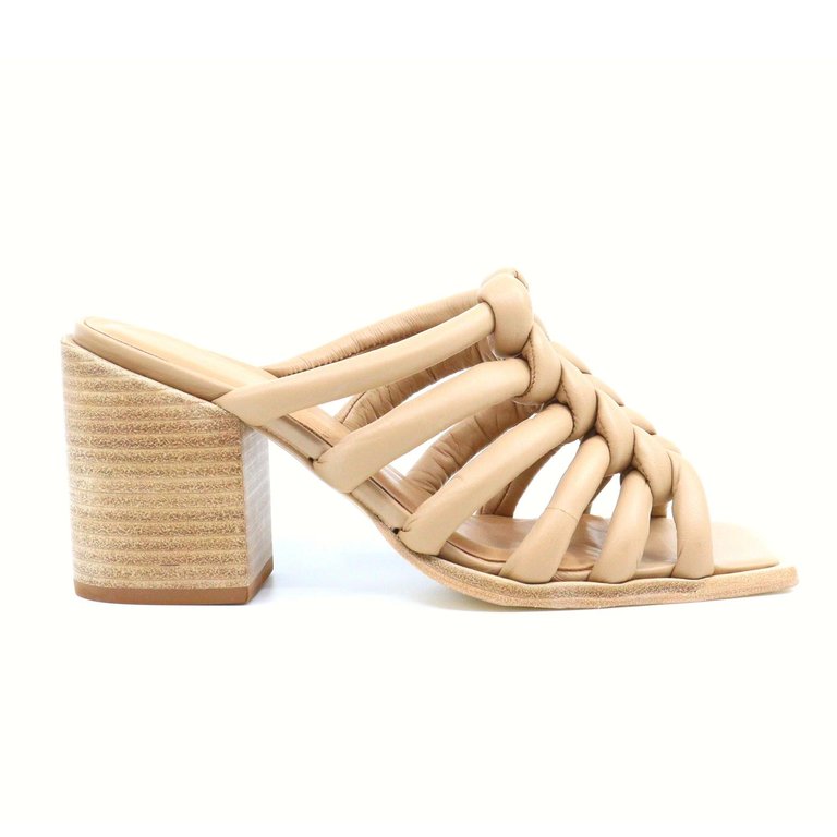 Women's Helena Nude Sandals In Gold - Gold