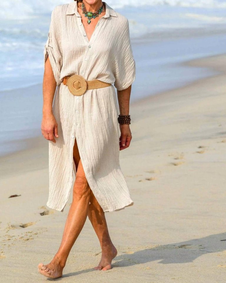 Tulum Dress In Tan