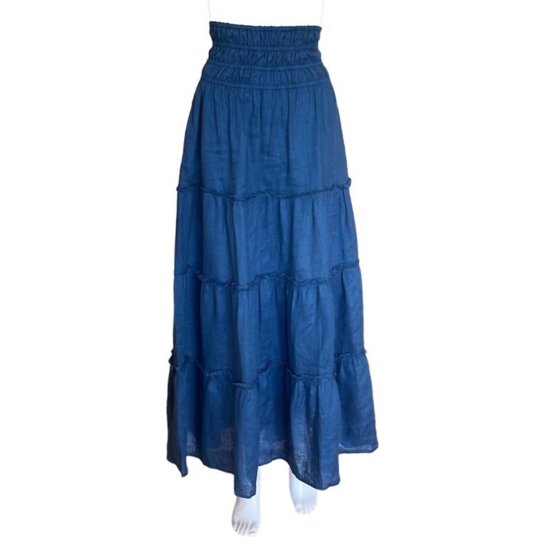 Women's Rio Skirt In Indigo - Indigo