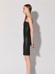 Alexis Dress - Stretch Leather