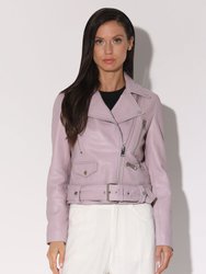 Allison Jacket, Lavender - Leather - Lavender
