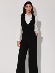 Ava Jumpsuit, Black - Suiting - Black