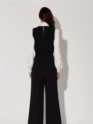 Ava Jumpsuit, Black - Suiting